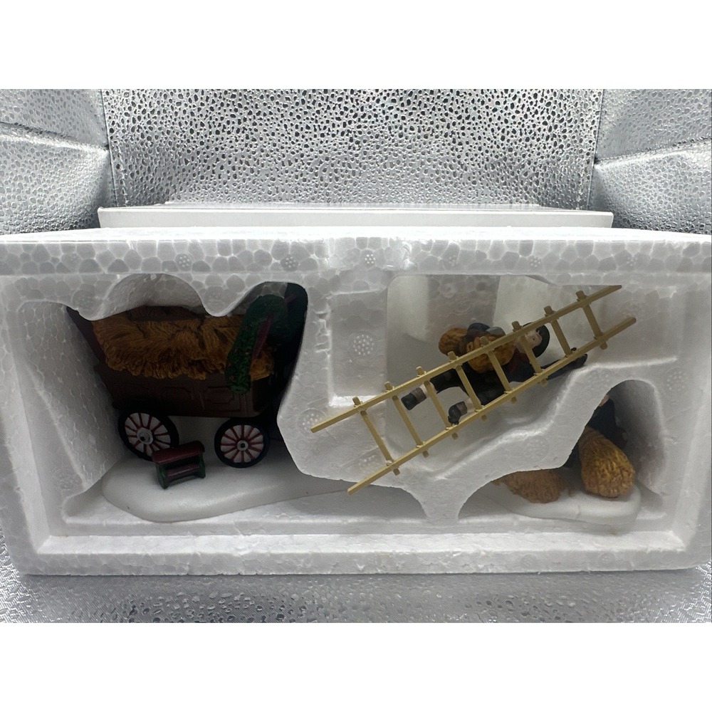 Department 56 Heritage‎ Village: "Thatchers" Complete 3pc Set w/ Box